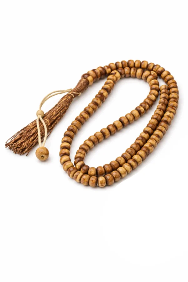 Premium Zaitoon Wood Tasbeeh – 100 Beads